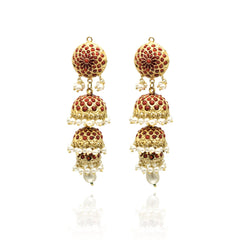 Natisha Jadau Jhumka - The Pashm