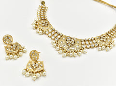 Aminah Kundan Polki Haar Set - The Pash