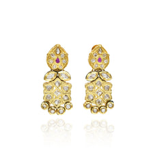 Aishwarya Gold Kundan Polki Haar - The Pashm