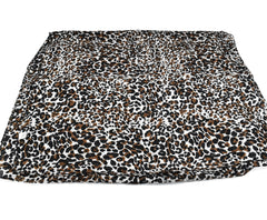 100% Silk Ivory Leopard Print Scarf - The Pashm