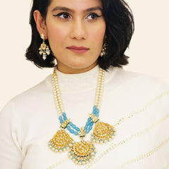 Jasleen Kundan Haar Set - The Pashm