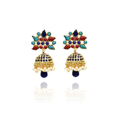 Nimrat Jadau Jhumka Multi - The Pashm