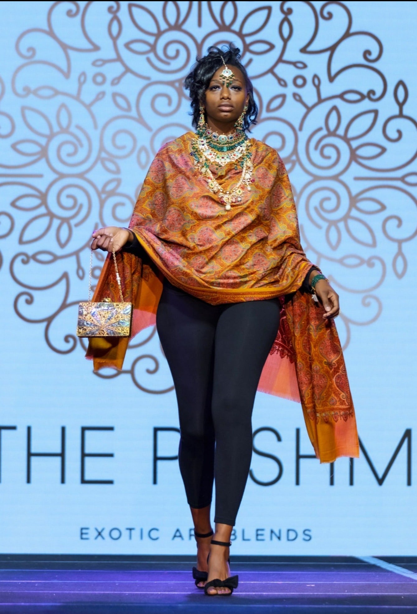 Embroidered Kalamkari Pashmina Wool Shawl - The Pashm