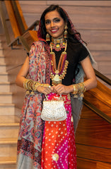 Grey Kani Pashmina Wool Shawl - The Pashm