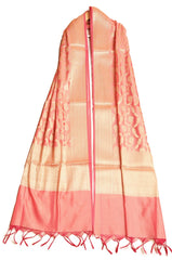 Damask Pattern Banarasi Silk Dupatta - The Pashm
