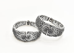 Bella Oxidised Cuff - The Pashm