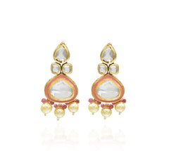 Anum Kundan Pearl Set - The Pashm