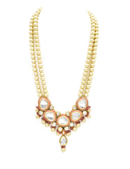 Anum Kundan Pearl Set - The Pashm