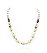 Zoey Meshed Pearl Necklace - The Pashm