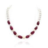 Anna Mesh Pearl Necklace - The Pashm