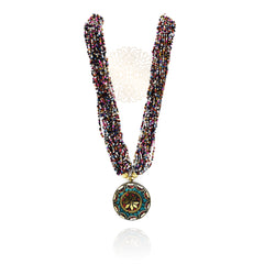 Kalinda Multicolor Beaded Masai Necklace - The Pashm