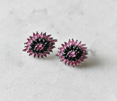 Aamiya 925 Silver Necklace Set - Pink