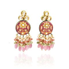 Veeksha Pink Necklace Set - The Pashm