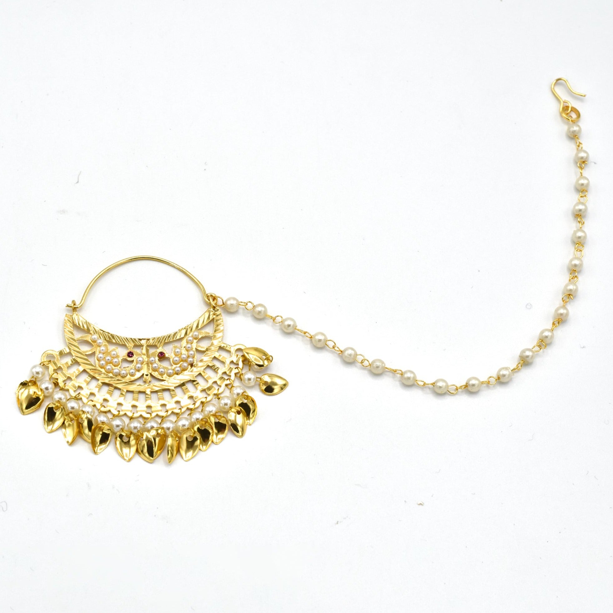 Taro Jadau Nath Nose Pin- The Pashm