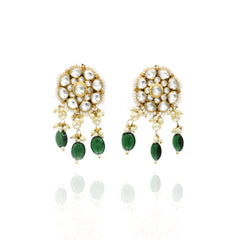 Sarojj Green Polki Choker Set - The pashm