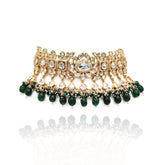 Kritti Green Polki Choker Set - The Pashm