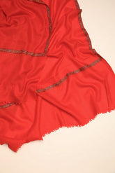 Daur Border Embroidery Pashmina Shawl - The Pashm