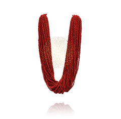 Delilah Boho Bead Necklace - The Pashm