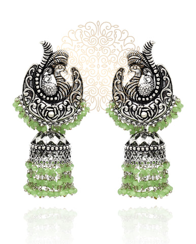 Kruttika Silver Earrings - The Pashm