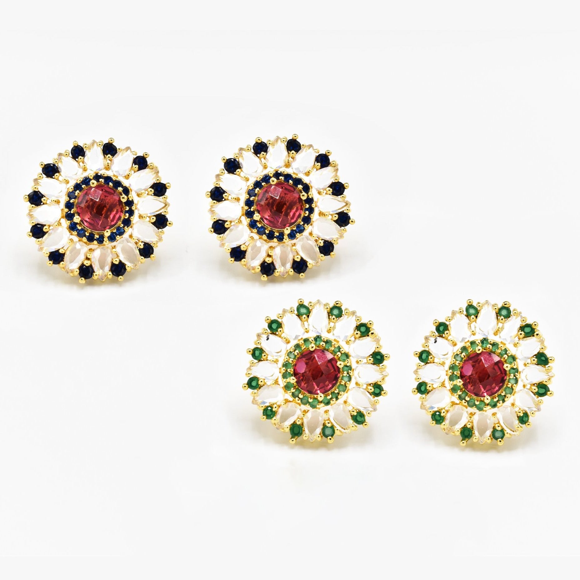 Starburst Crystal Studs - The Pashm