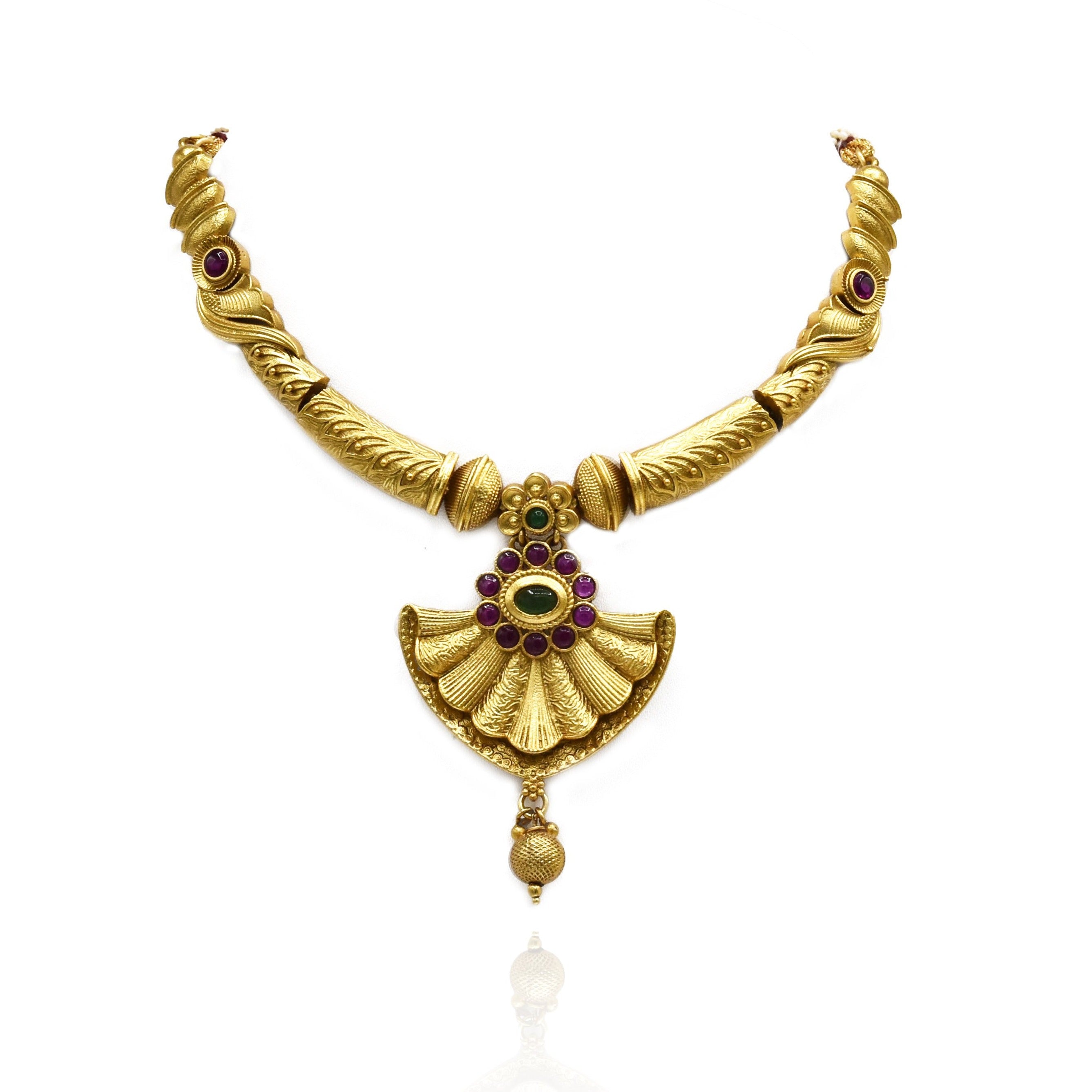 Kaasni Antique Gold Set - The Pashm