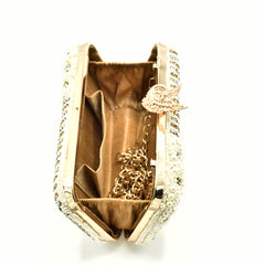 White Pearl Clutch Bag