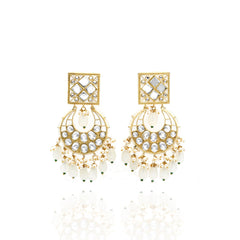 Aarma Mirror Necklace Set - White - The Pashm