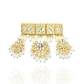 Aarma Mirror Choker Set - White - The Pashm