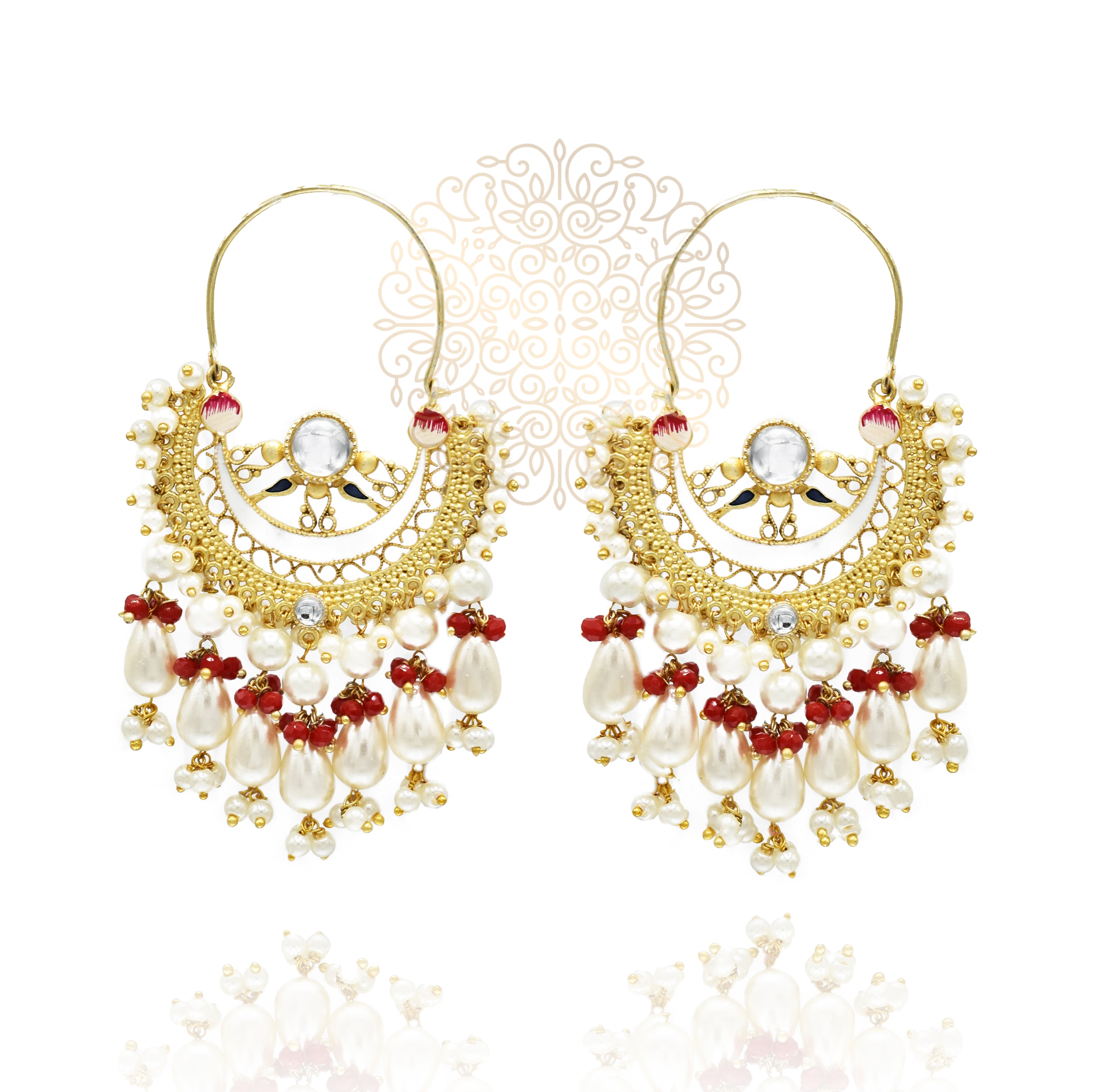 Rukhsar Pearl Drop Baliyan - The Pashm