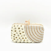 White Pearl Clutch Bag