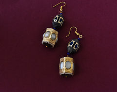 Yellow Large Stone Pendant Set -The Pashm