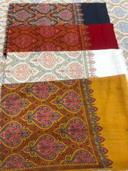 Embroidered Kalamkari Pashmina Wool Shawl - The Pashm