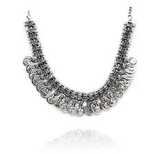 Nova Boho Embossed Coin Necklace