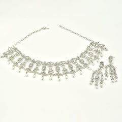 Sienna Pearl Drop Choker Necklace - The Pashm