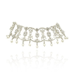 Sienna Pearl Drop Choker Necklace - The Pashm