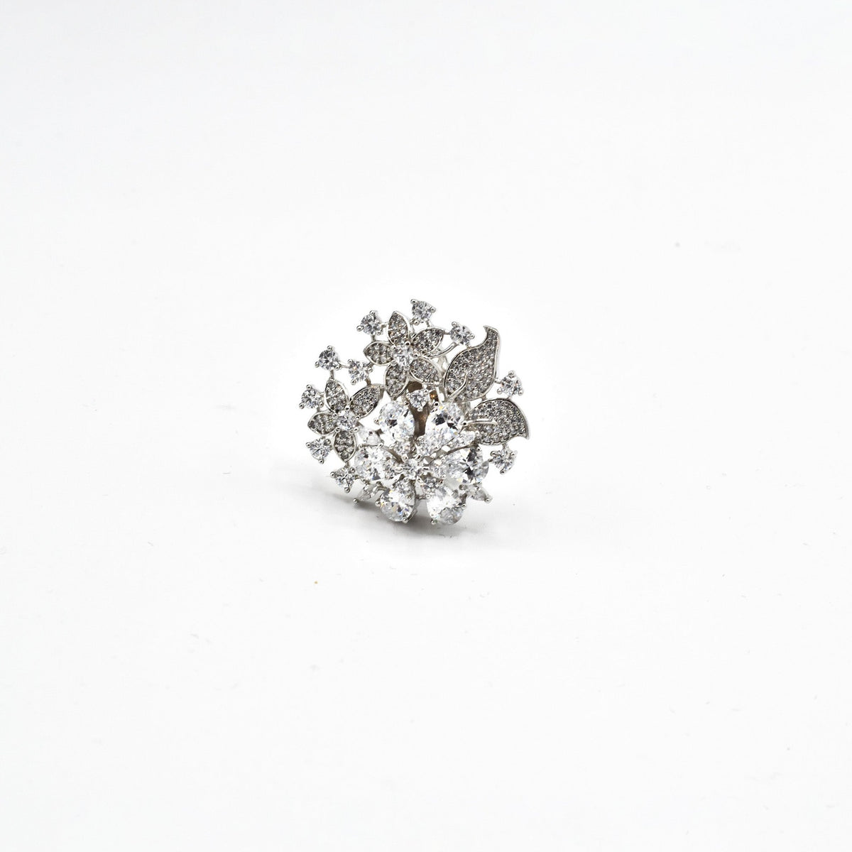 Tanvi Floral Pearl Ring - The Pashm