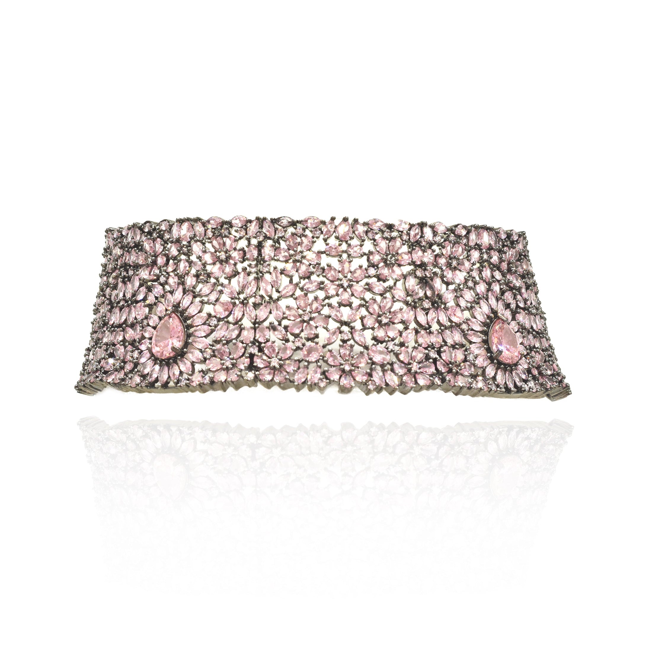 Malaka Pink Vintage Choker - The Pashm