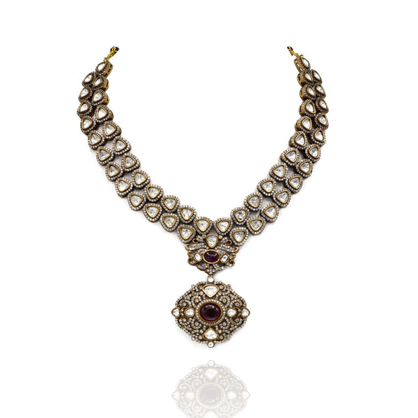Nasreen Victorian Necklace Set - The Pashm