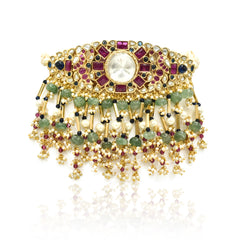 Manal Multi-Stone Polki Bridal Choker - The Pashm