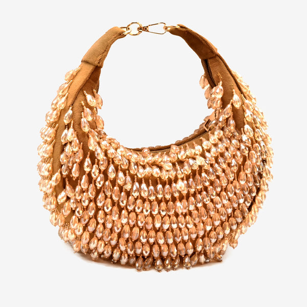 Gold Crystal Bag - The Pashm