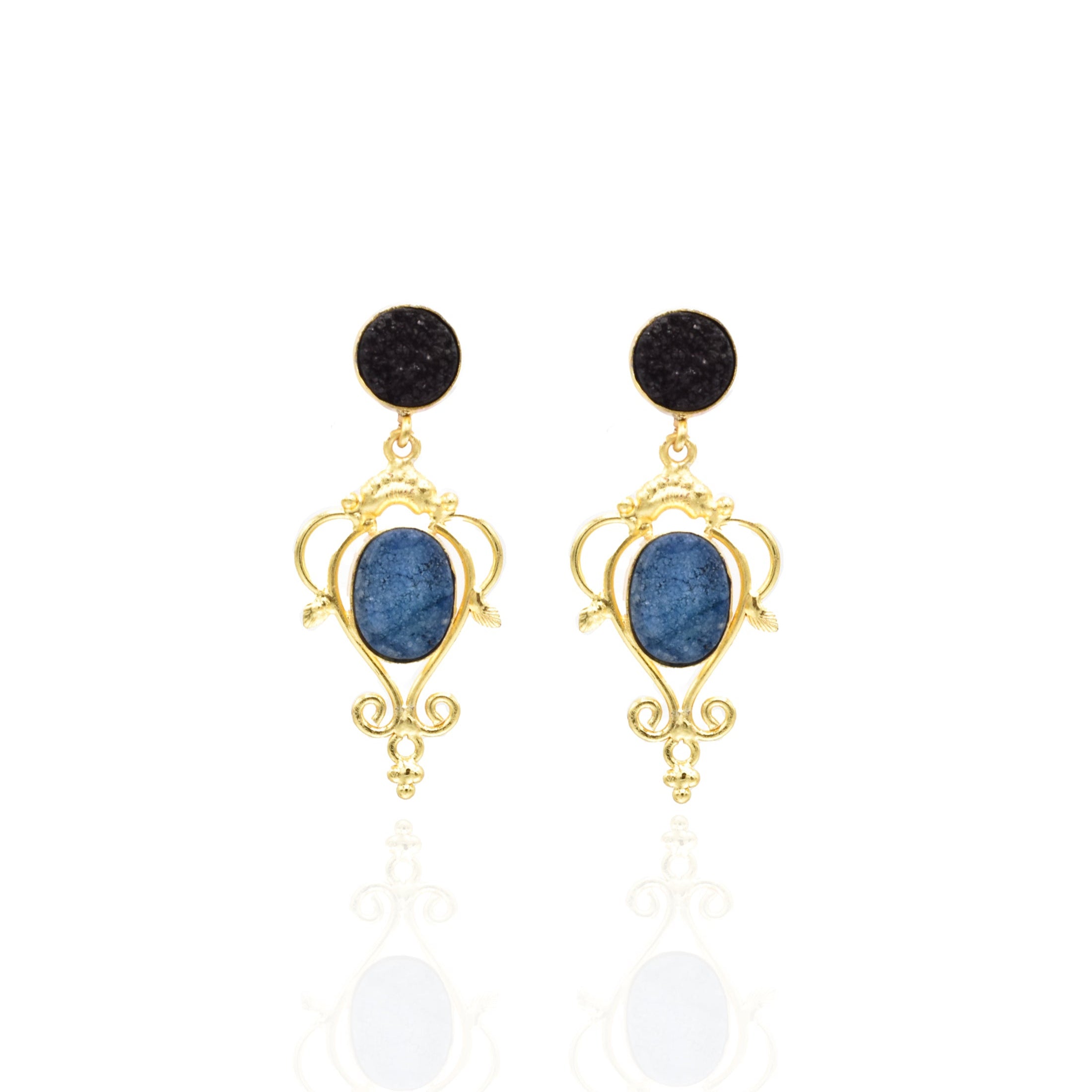 Yushti Druzy Earrings - The Pashm