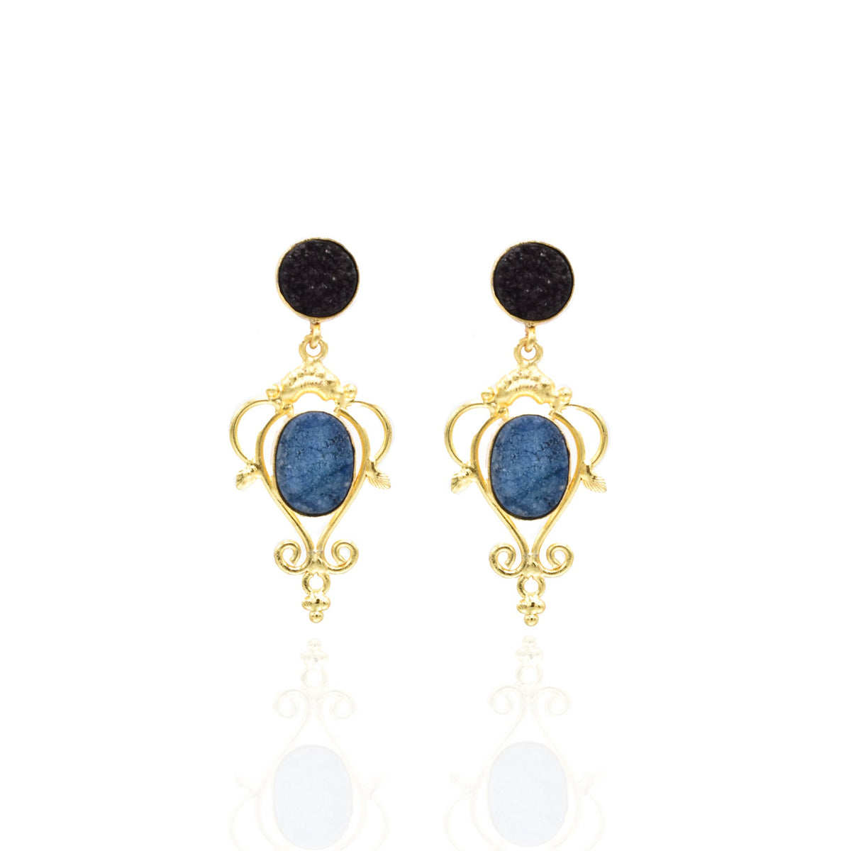 Yushti Druzy Earrings - The Pashm