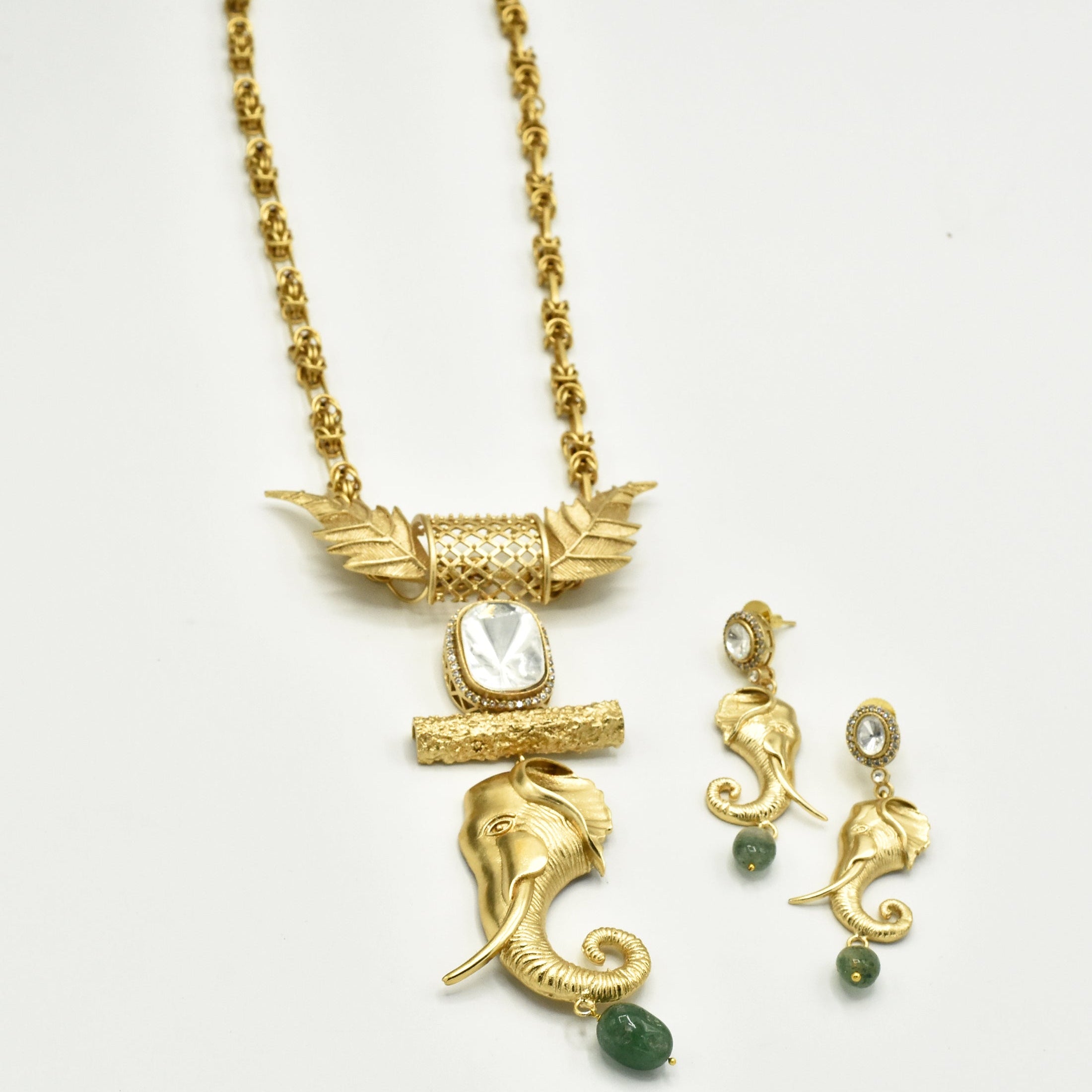 Pavani Elephant Pendant Necklace - The Pashm