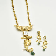 Pavani Elephant Pendant Necklace - The Pashm