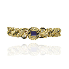 Tanira Royal Sapphire Enamel Polki Choker - The Pashm