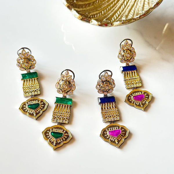 Asfi Filigree Gold Earrings  - The Pashm