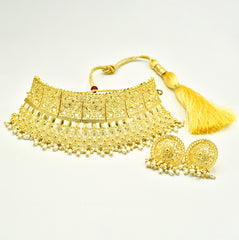 Deepika Gold Plated Choker - The Pashm