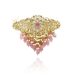 Revati Pink Polki Choker - The Pashm