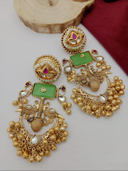 Charika Gold Fusion Earrings - The pashm