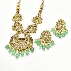 Verisha Multicolor Moissanite Necklace Set - The Pashm